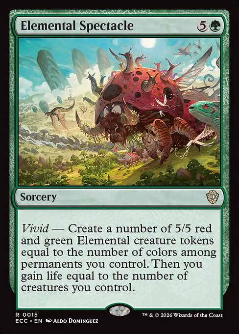 Elemental Spectacle - Commander: Lorwyn Eclipsed - R - 15
