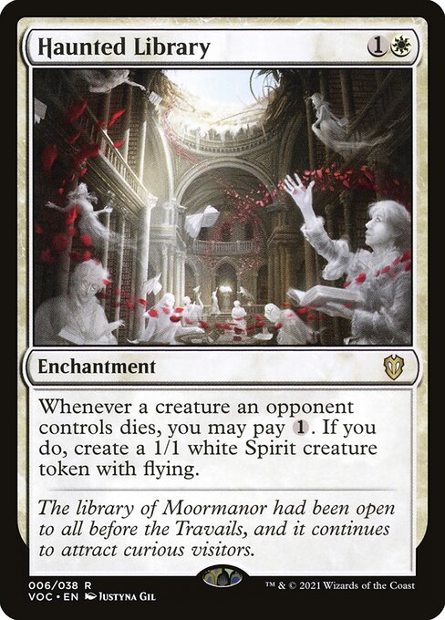 Haunted Library - Commander: Innistrad: Crimson Vow - R - 6