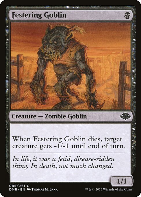 Festering Goblin - Dominaria Remastered - C - 85