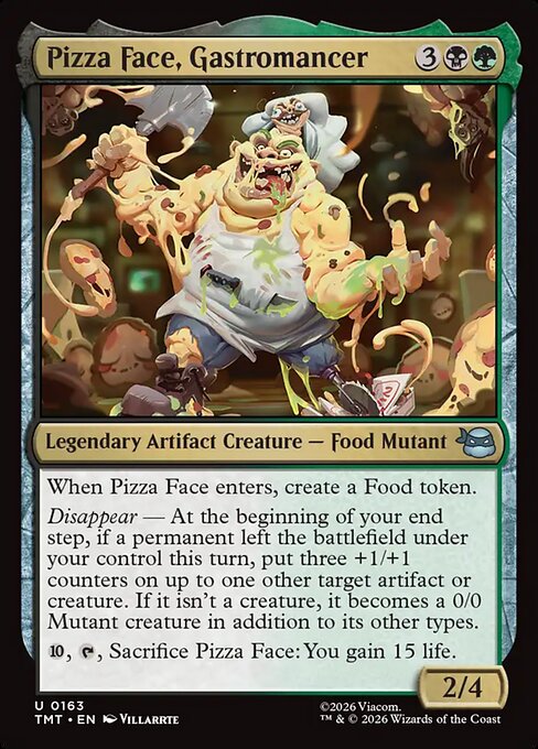Pizza Face, Gastromancer - Teenage Mutant Ninja Turtles - U - 163