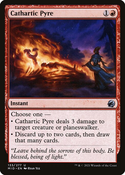 Cathartic Pyre - Innistrad: Midnight Hunt - U - 133