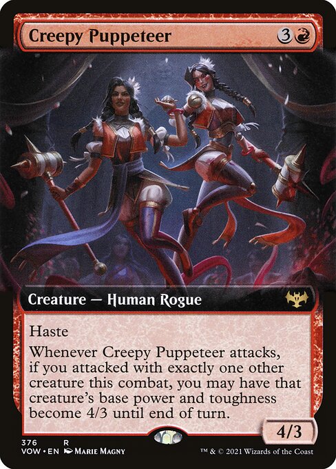 Creepy Puppeteer (Extended Art) - Innistrad: Crimson Vow - R - 376