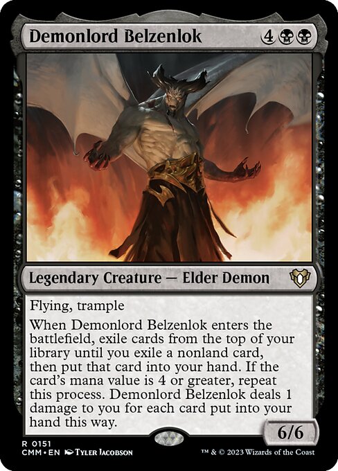 Demonlord Belzenlok - Commander Masters - R - 151