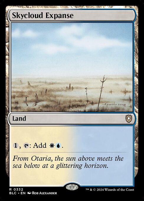 Skycloud Expanse - Commander: Bloomburrow - R - 332
