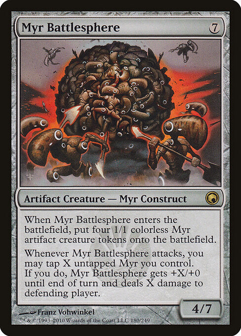 Myr Battlesphere - Scars of Mirrodin - R - 180