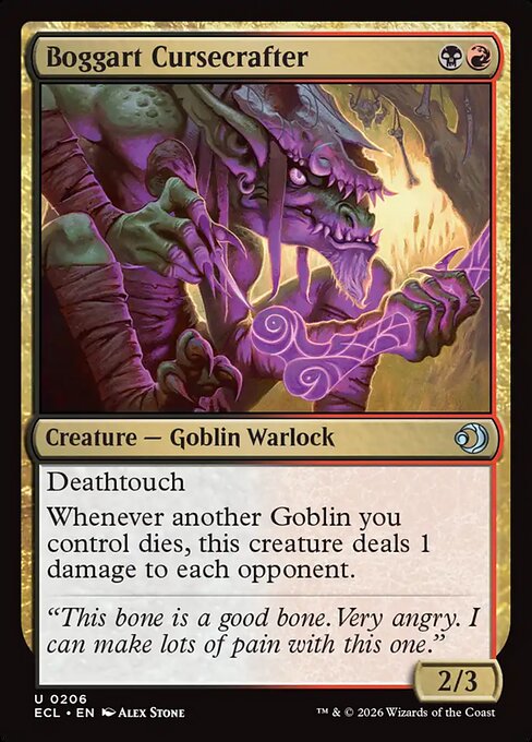 Boggart Cursecrafter - Lorwyn Eclipsed - U - 206