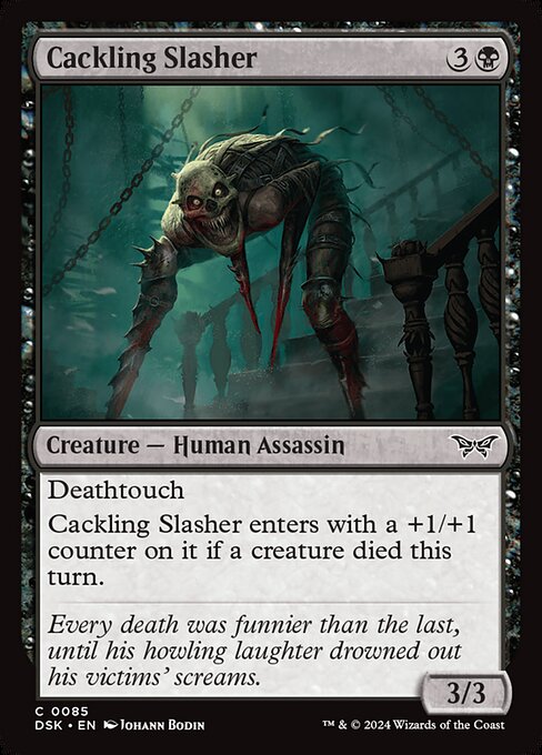 Cackling Slasher - Duskmourn: House of Horror - C - 85
