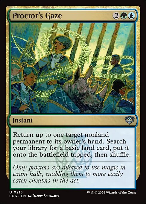 Proctor's Gaze - Secrets of Strixhaven - U - 213