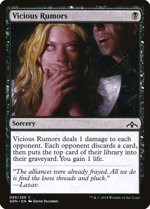 Vicious Rumors - Guilds of Ravnica - C - 89