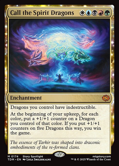 Call the Spirit Dragons - Tarkir: Dragonstorm - M - 174