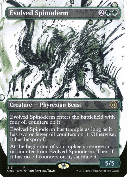 Evolved Spinoderm (Showcase) - Phyrexia: All Will Be One - R - 313