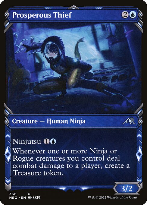 Prosperous Thief (Showcase) - Kamigawa: Neon Dynasty - U - 336