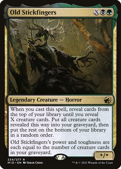 Old Stickfingers - Innistrad: Midnight Hunt - R - 234
