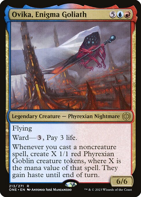 Ovika, Enigma Goliath - Phyrexia: All Will Be One - R - 213
