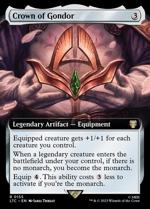 Crown of Gondor (Extended Art) - Commander: The Lord of the Rings: Tales of Middle-earth - R - 155