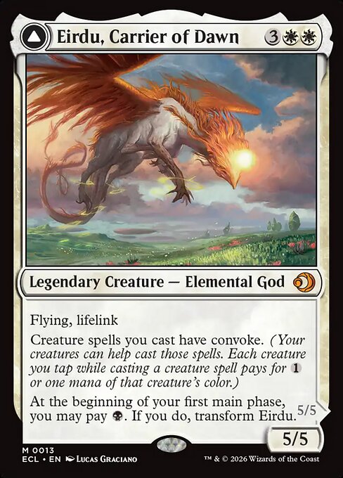 Eirdu, Carrier of Dawn - Lorwyn Eclipsed - M - 13