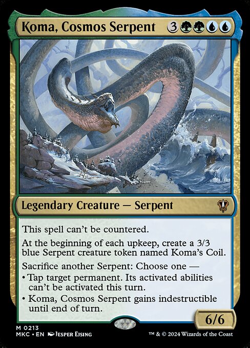 Koma, Cosmos Serpent - Commander: Murders at Karlov Manor - M - 213