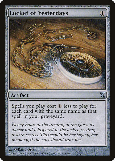 Locket of Yesterdays - Time Spiral - U - 258