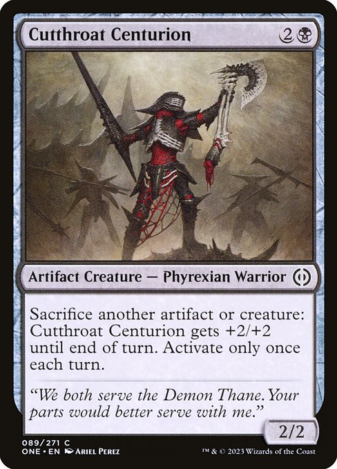Cutthroat Centurion - Phyrexia: All Will Be One - C - 89