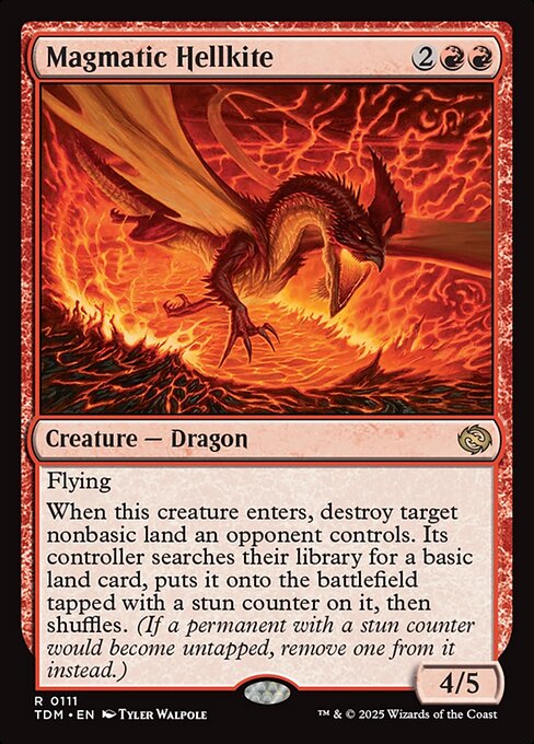 Magmatic Hellkite - Tarkir: Dragonstorm - R - 111