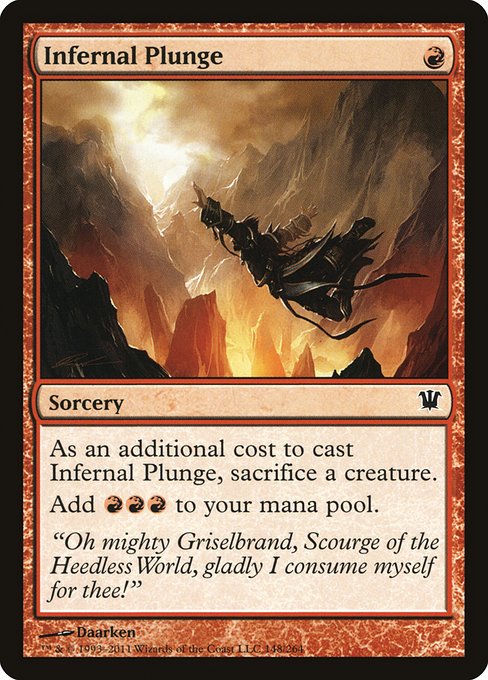 Infernal Plunge - Innistrad - C - 148