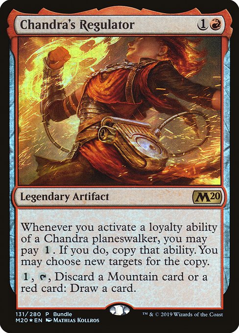 Chandra's Regulator (M20 Bundle) - Unique and Miscellaneous Promos - P - 131