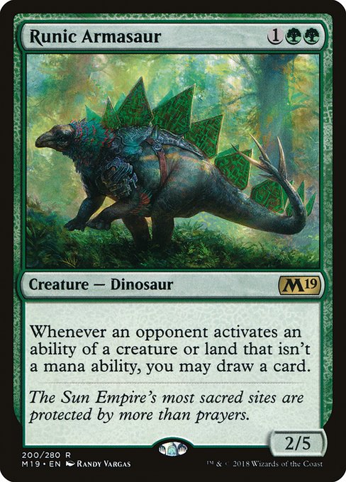 Runic Armasaur - Core Set 2019 - R - 200