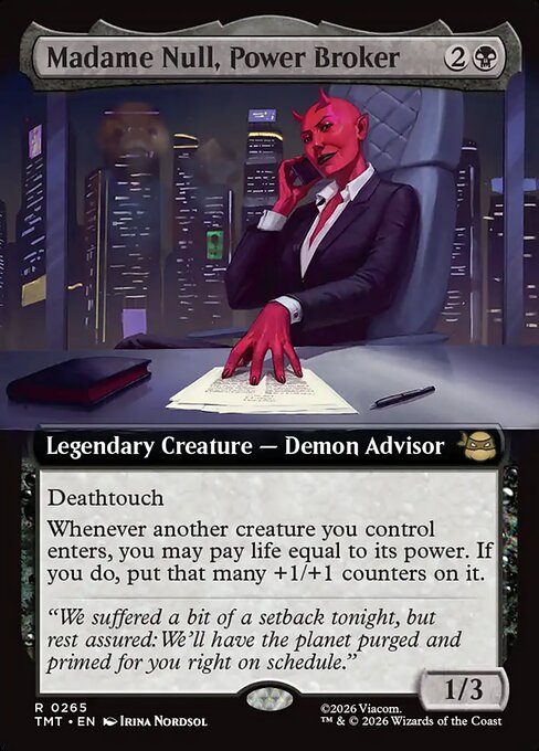 Madame Null, Power Broker (Extended Art) - Teenage Mutant Ninja Turtles - R - 265