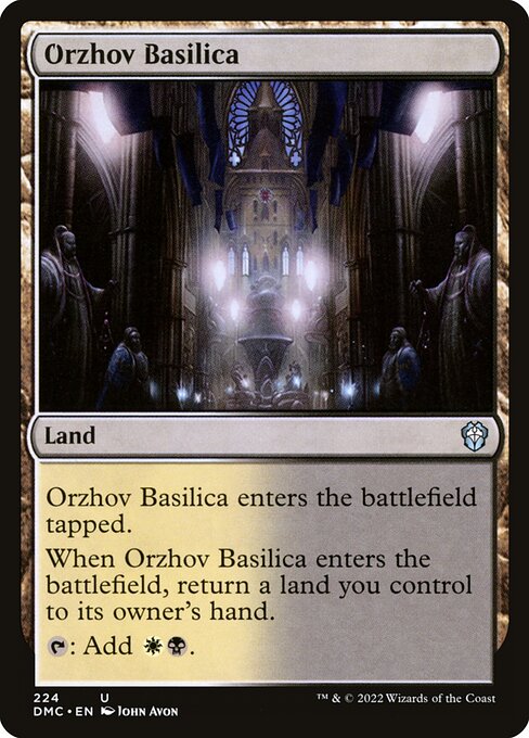 Orzhov Basilica - Commander: Dominaria United - C - 224