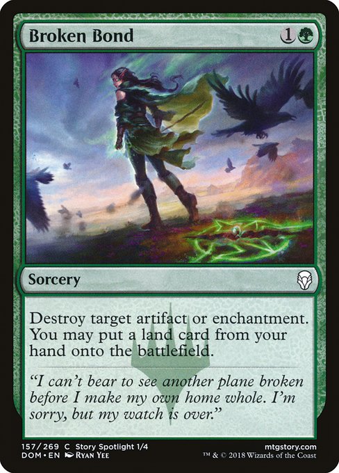 Broken Bond - The List Reprints - C - 157