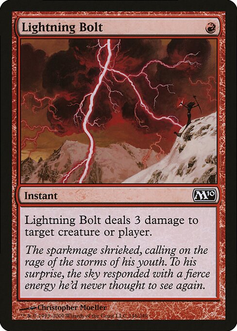 Lightning Bolt - Magic 2010 (M10) - C - 146