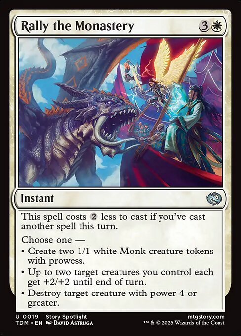 Rally the Monastery - Tarkir: Dragonstorm - U - 19