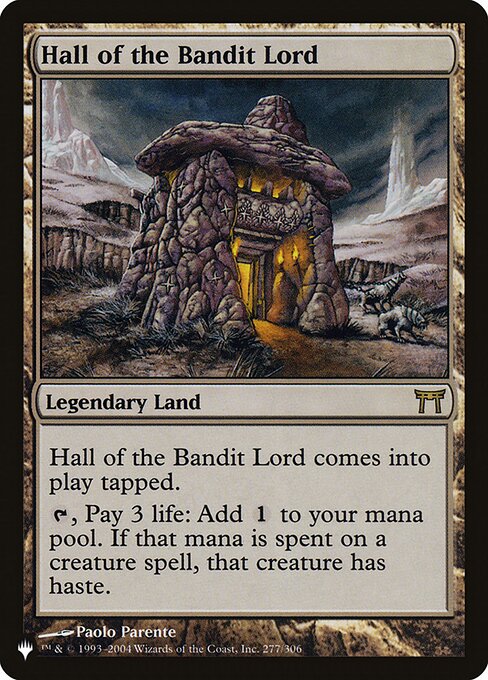 Hall of the Bandit Lord - The List Reprints - R - 277/306