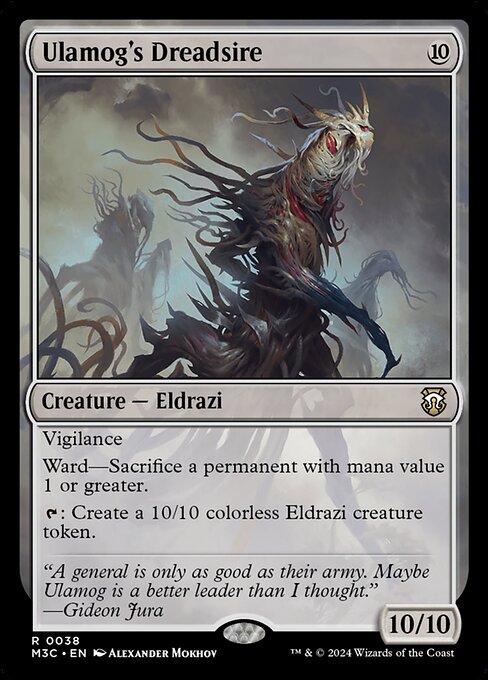Ulamog's Dreadsire (Ripple Foil) - Commander: Modern Horizons 3 - R - 38