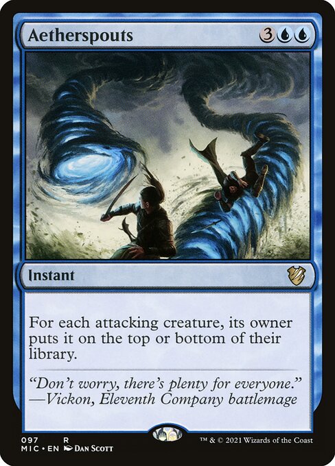 Aetherspouts - Commander: Innistrad: Midnight Hunt - R - 97