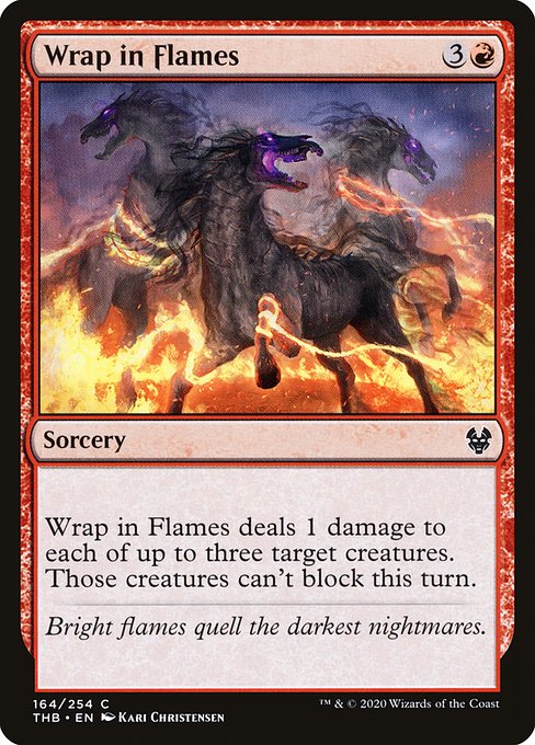 Wrap in Flames - Theros Beyond Death - C - 164