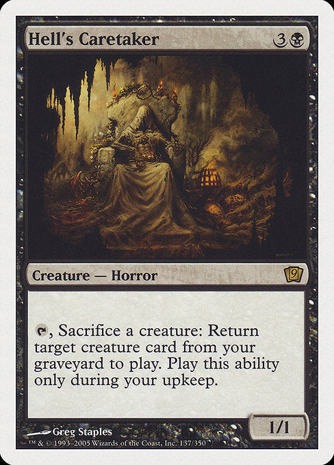 Hell's Caretaker - 9th Edition - R - 137
