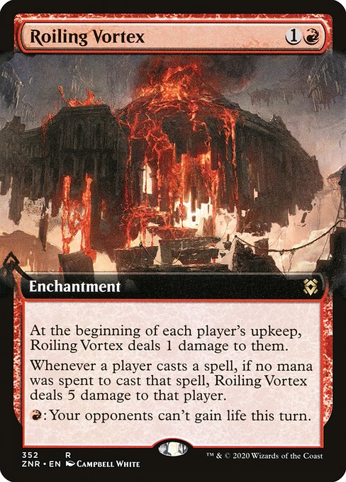 Roiling Vortex (Extended Art) - Zendikar Rising - R - 352