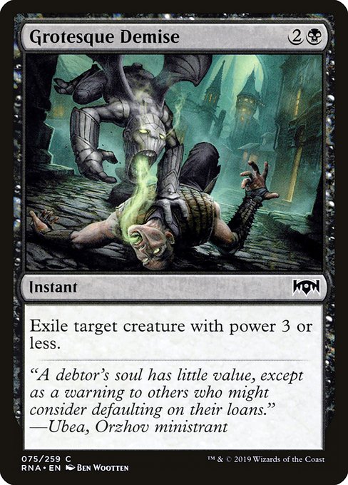 Grotesque Demise - Ravnica Allegiance - C - 75
