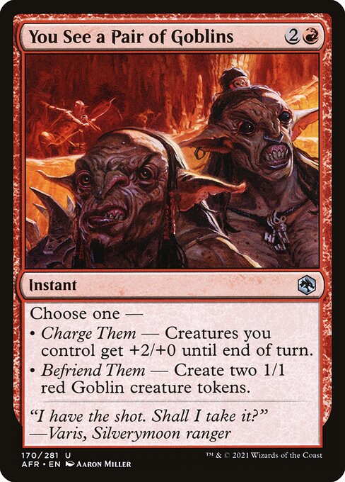 You See a Pair of Goblins - Adventures in the Forgotten Realms - U - 170