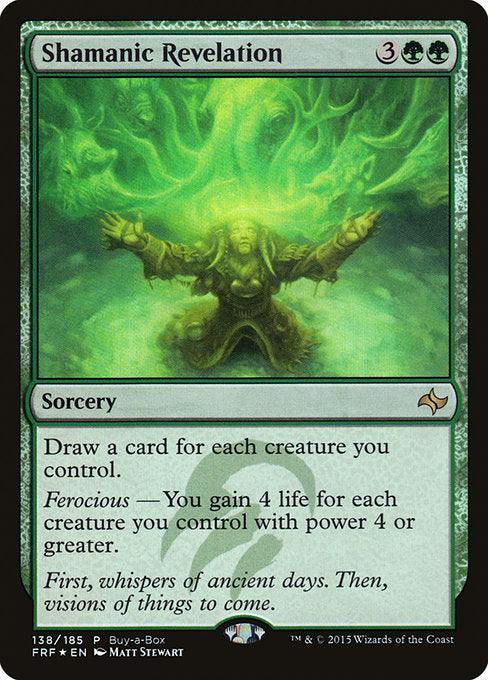 Shamanic Revelation - Buy-A-Box Promos - P - 138