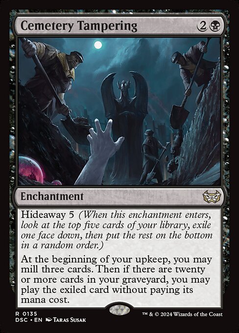 Cemetery Tampering - Commander: Duskmourn: House of Horror - R - 135