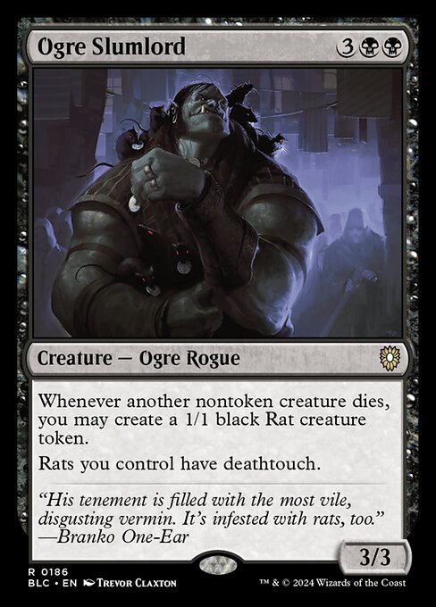 Ogre Slumlord - Commander: Bloomburrow - R - 186
