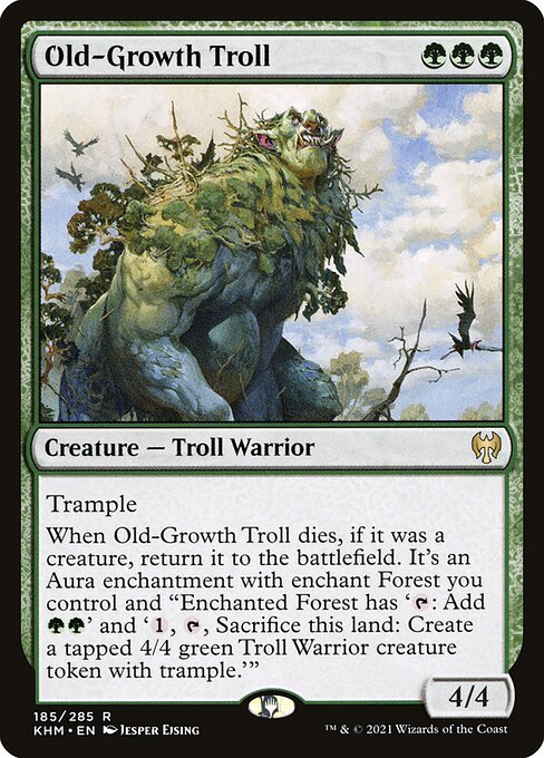 Old-Growth Troll - Kaldheim - R - 185