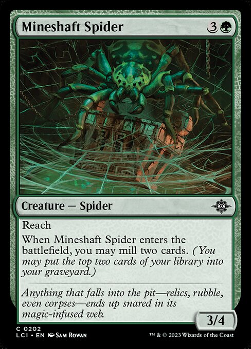 Mineshaft Spider - The Lost Caverns of Ixalan - C - 202