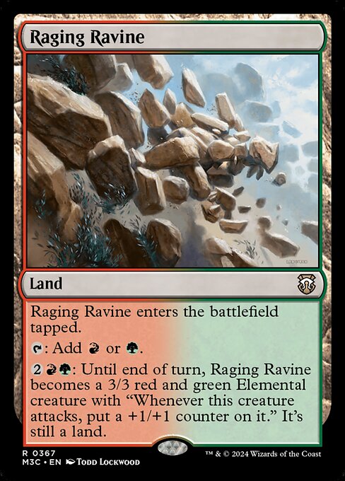 Raging Ravine (Ripple Foil) - Commander: Modern Horizons 3 - R - 367