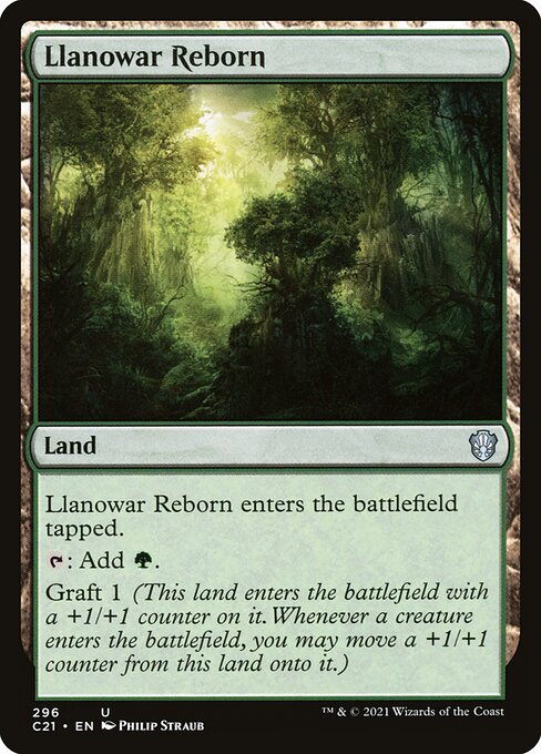 Llanowar Reborn - Commander 2021 - U - 296