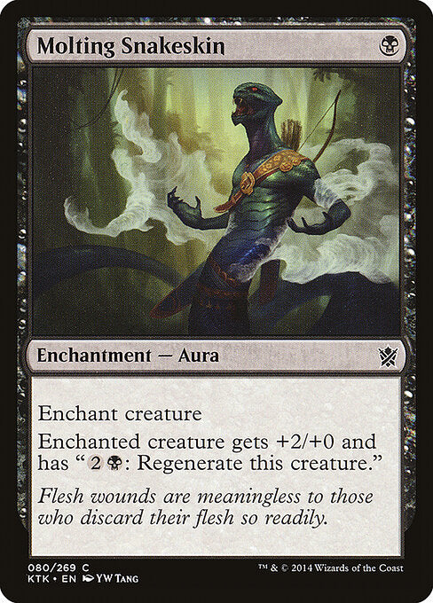 Molting Snakeskin - Khans of Tarkir - C - 80