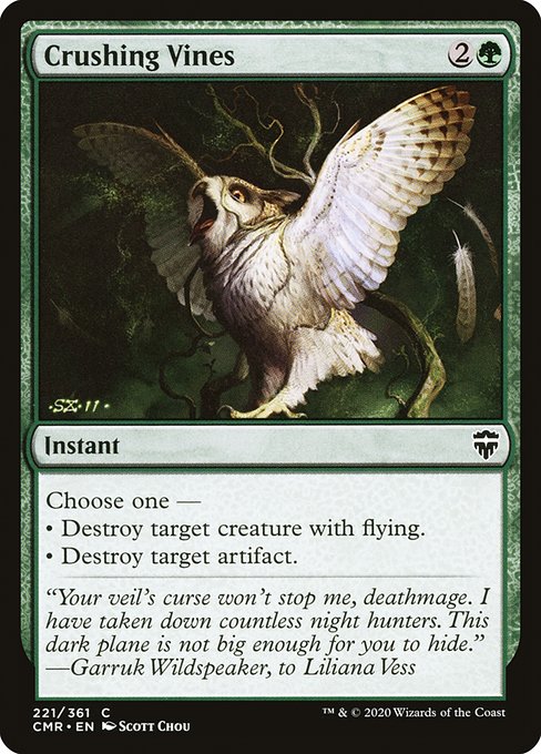 Crushing Vines - Commander Legends - C - 221