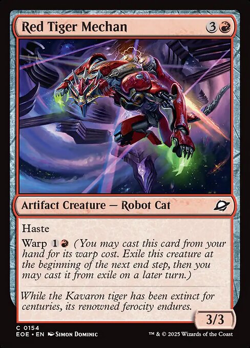 Red Tiger Mechan - Edge of Eternities - C - 154